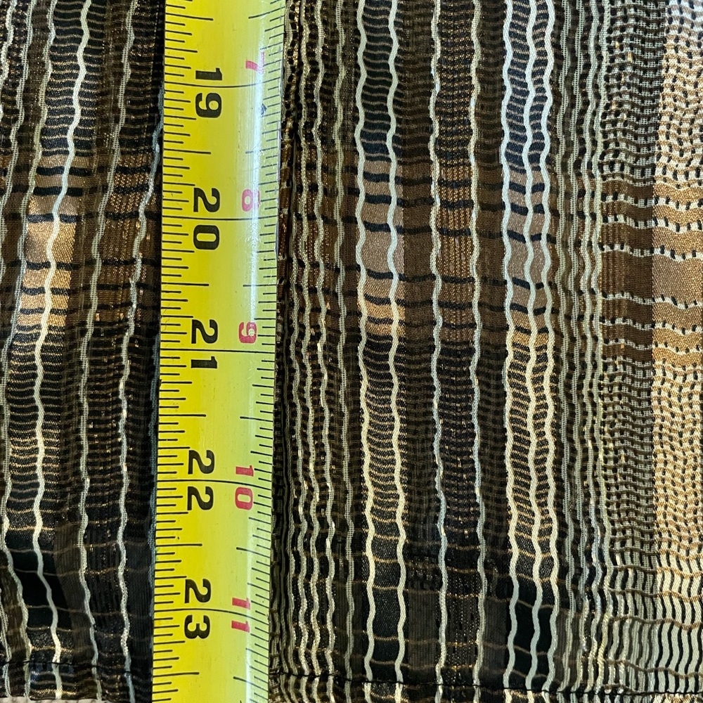 Unique Sheer Button Down Blouse - Work Once Small… - image 4